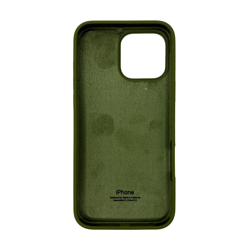 Чохол Silicone Case iPhone 16 Pro Зелений (Army green)