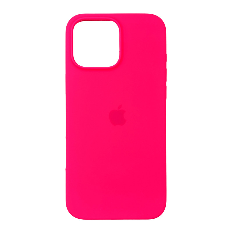 Чохол Silicone Case iPhone 16 Pro Фуксія (Barbie Pink)
