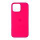 Чохол Silicone Case iPhone 16 Pro Фуксія (Barbie Pink)