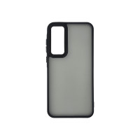 Чехол накладка Matte Corrugated Camera Samsung A35 Черный