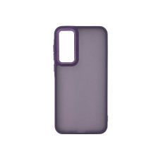 Чехол накладка Matte Corrugated Camera Samsung A35 Фиолетовый