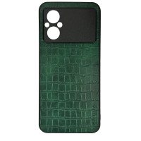 Чехол накладка AIORIA Crocodile Texture Xiaomi Poco M5 Зеленый