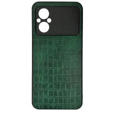 Чехол накладка AIORIA Crocodile Texture Xiaomi Poco M5 Зеленый