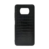 Чехол накладка AIORIA Crocodile Texture Xiaomi Poco X3 / X3 Pro NFC Черный