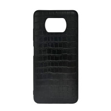 Чехол накладка AIORIA Crocodile Texture Xiaomi Poco X3 / X3 Pro NFC Черный