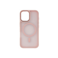 Чехол накладка Matte Corrugated Camera with MagSafe iPhone 16 Розовый