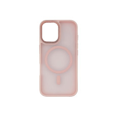 Чехол накладка Matte Corrugated Camera with MagSafe iPhone 16 Розовый