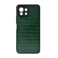 Чехол накладка AIORIA Crocodile Texture Xiaomi Mi 11 lite Зеленый