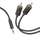 AUX Hoco UPA28 lotus 3.5mm to 2RCA 1.5m