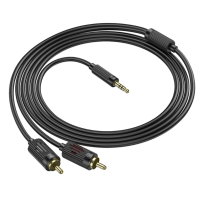 AUX Hoco UPA28 lotus 3.5mm to 2RCA 1.5m