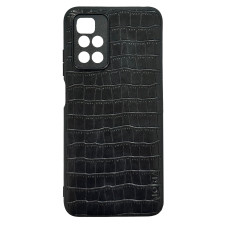 Чехол накладка AIORIA Crocodile Texture Xiaomi Redmi 10 Черный