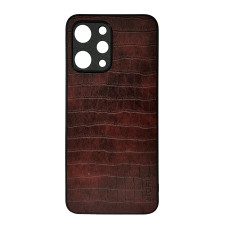 Чохол накладка AIORIA Crocodile Texture Xiaomi Redmi 12 Темно-коричневий
