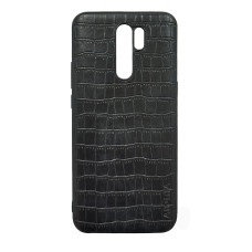 Чехол накладка AIORIA Crocodile Texture Xiaomi Redmi 9 Черный
