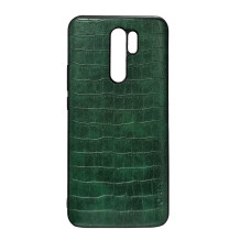 Чехол накладка AIORIA Crocodile Texture Xiaomi Redmi 9 Зеленый