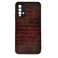 Чохол накладка AIORIA Crocodile Texture Xiaomi Redmi 9T Темно-коричневий