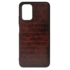 Чохол накладка AIORIA Crocodile Texture Xiaomi Redmi Note 10 / 10s Темно-коричневий