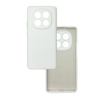 Чехол накладка Silicone Cover Soft Touch ЗК Xiaomi Redmi Note 14 Pro 4G Белый