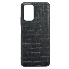 Чехол накладка AIORIA Crocodile Texture Xiaomi Redmi Note 10 Pro / Max Черный