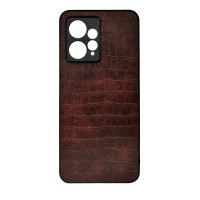 Чохол накладка AIORIA Crocodile Texture Xiaomi Redmi Note 12 4G Темно-коричневий