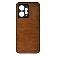 Чохол накладка AIORIA Crocodile Texture Xiaomi Redmi Note 12 4G Світло-коричневий