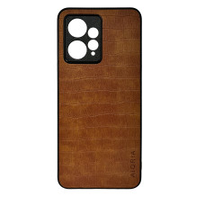 Чехол накладка AIORIA Crocodile Texture Xiaomi Redmi Note 12 4G Светло-коричневый