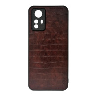Чохол накладка AIORIA Crocodile Texture Xiaomi Redmi Note 12S Темно-коричневий
