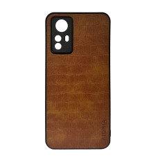 Чохол накладка AIORIA Crocodile Texture Xiaomi Redmi Note 12S Світло-коричневий