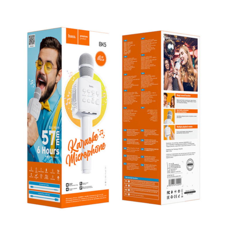 Микрофон Караоке Hoco BK5 Cantando KTV Bluetooth