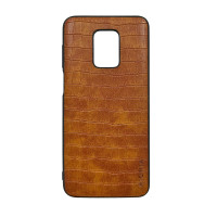 Чохол накладка AIORIA Crocodile Texture Xiaomi Redmi Note 9s / Pro / Max Світло-коричневий