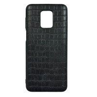 Чохол накладка AIORIA Crocodile Texture Xiaomi Redmi Note 9s / Pro / Max Чорний