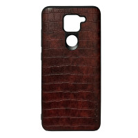 Чохол накладка AIORIA Crocodile Texture Xiaomi Redmi Note 9 Темно-коричневий