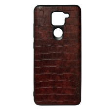 Чохол накладка AIORIA Crocodile Texture Xiaomi Redmi Note 9 Темно-коричневий