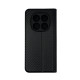 Чехол книжка Flip Carbon Xiaomi Redmi Note 14 Pro 4G Black