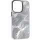 Чехол накладка Marble iPhone 15 Pro Silver