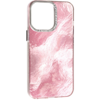 Чохол накладка Marble iPhone 15 Pro Pink