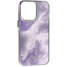 Чехол накладка Marble iPhone 15 Pro Violet
