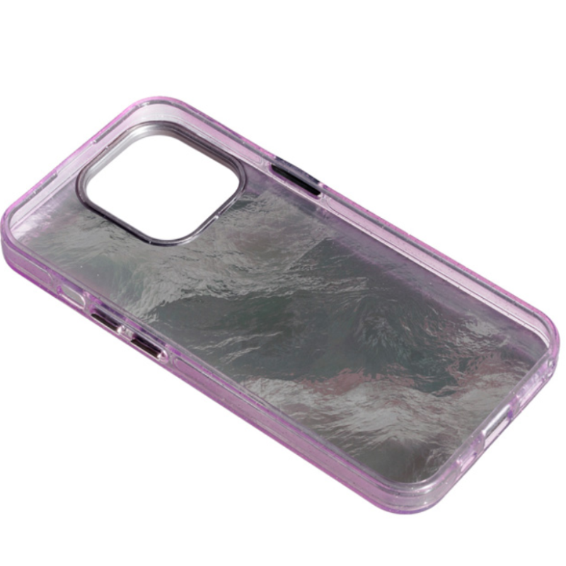 Чехол накладка Marble iPhone 15 Pro Violet