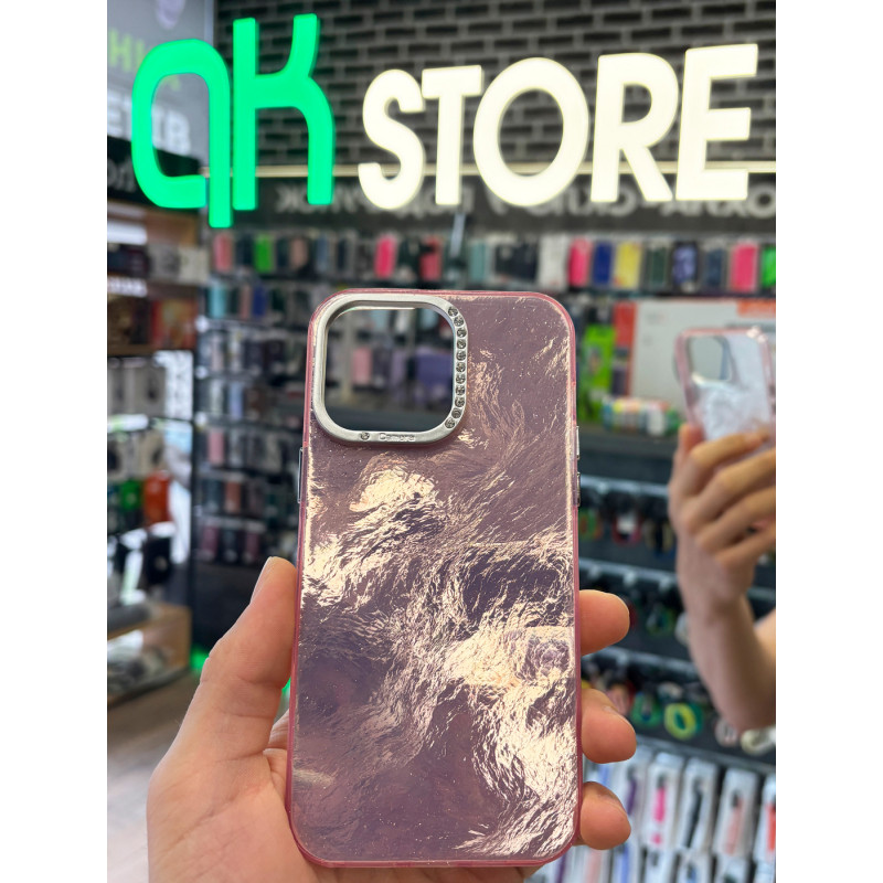 Чохол накладка Marble iPhone 14 Pro Max Pink