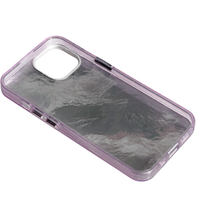 Чехол накладка Marble iPhone 13/14 Violet