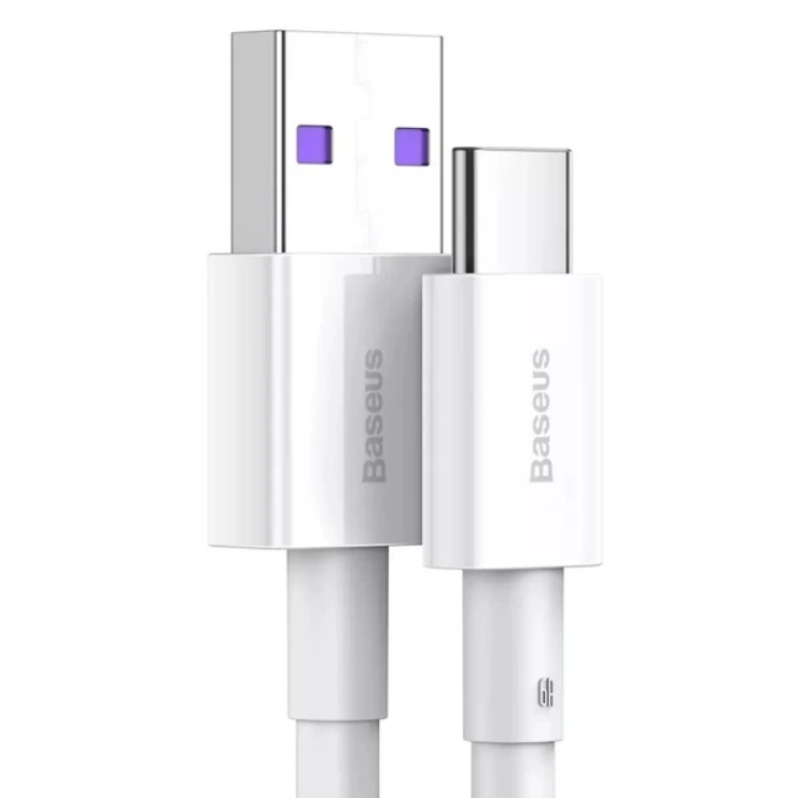 Кабель USB-Type C Baseus Superior Series Fast Charging 66W 1m White