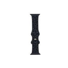 Ремешок Apple Watch Leopard silicone 38/40/41 mm Black