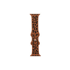 Ремешок Apple Watch Leopard silicone 38/40/41 mm Brown