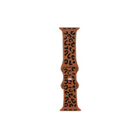 Ремінець Apple Watch Leopard silicone 42/44/45/49 mm Brown