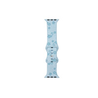 Ремешок Apple Watch Flowers silicone 38/40/41 mm Blue