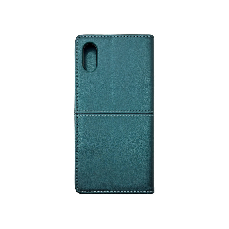 Чохол книжка шкіряна GQ iPhone X/Xs Зелена