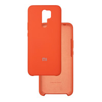 Чохол накладка Silicone Case Xiaomi Redmi 9 Помаранчевий