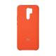 Чехол накладка Silicone Case Xiaomi Redmi 9 Оранжевый