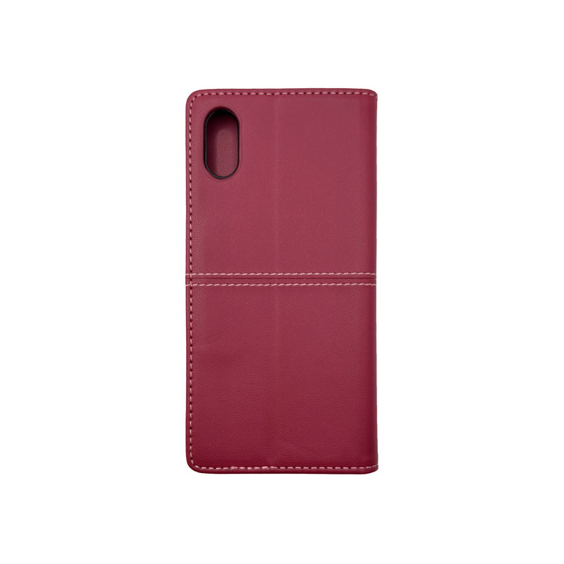 Чохол книжка шкіряна GQ iPhone Xr Бордова