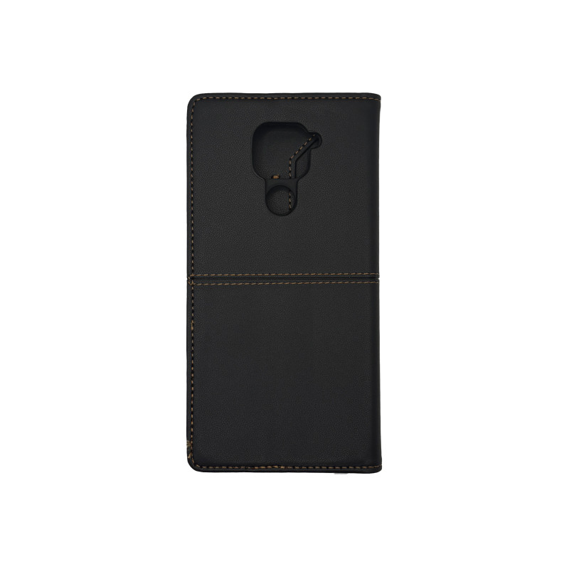 Чехол книжка кожаный GQ Xiaomi Redmi Note 9 Черный