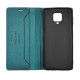 Чехол книжка кожаный GQ Xiaomi Redmi Note 9s / Pro / Max Зеленый